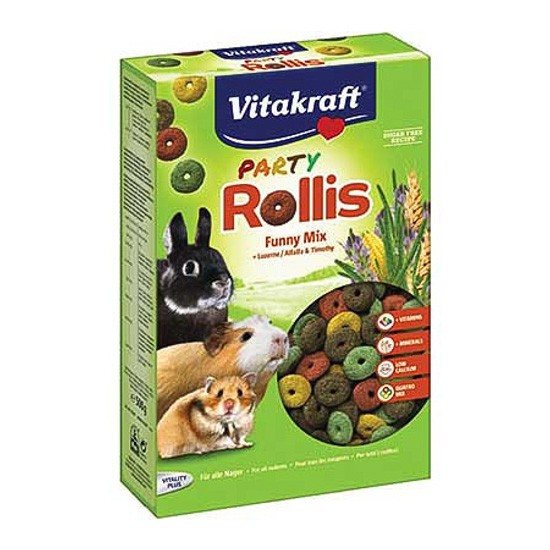 Imagen de Vitakraft Rollis party roedores 500g