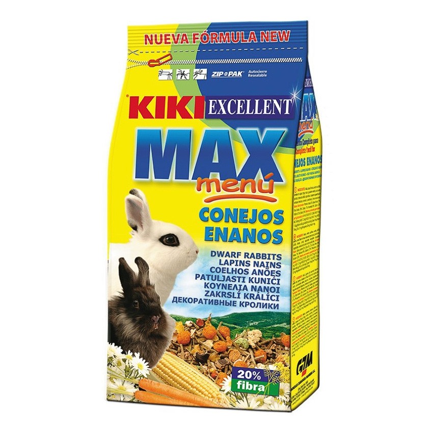 Imagen de Kiki max menu conejos enanos bolsa 5kgs