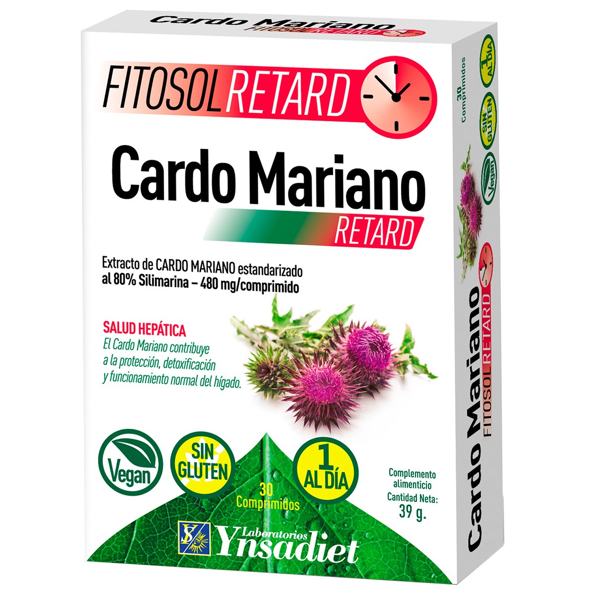 Imagen de Ynsadiet fitosol retard cardo mariano 30u