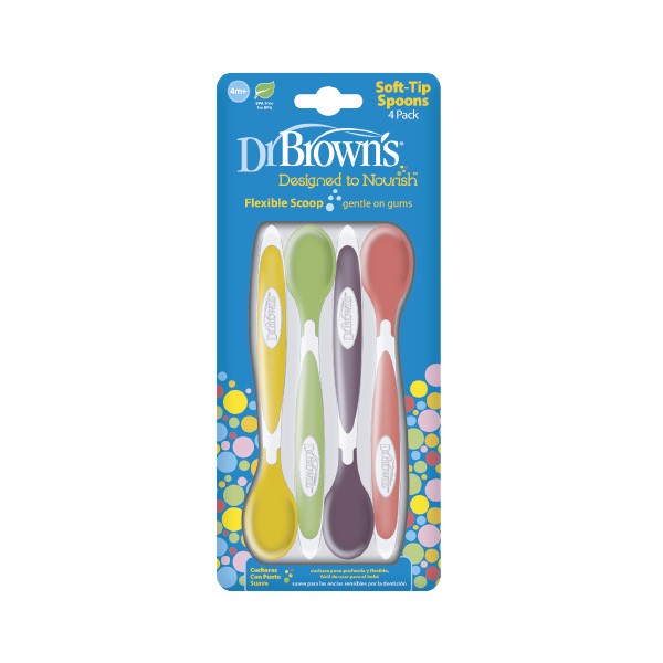 Imagen de Dr.Brown's cucharas c/surtido pack 4u