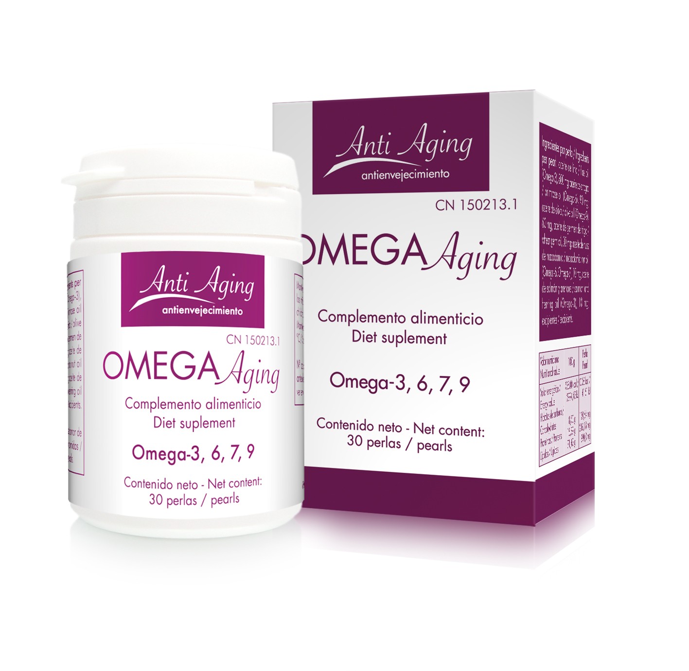 Imagen de ANTIAGING OMEGA AGING 30 PERLAS  LAVIGOR