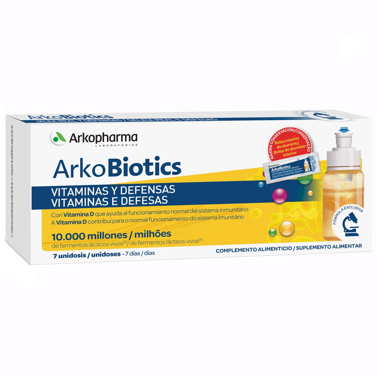 Imagen de ARKOBIOTICS VIT Y DEFEN ADULTOS 7 DOSIS