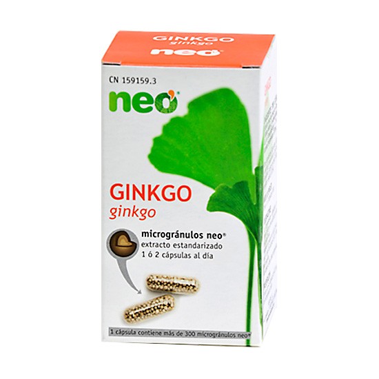 Imagen de GINKGO MICROGRANULOS 45CAPS     NEOVITAL