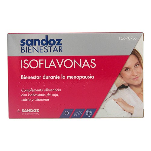 Imagen de Sandoz Bienestar Isoflavonas 40mg 30 comprimidos