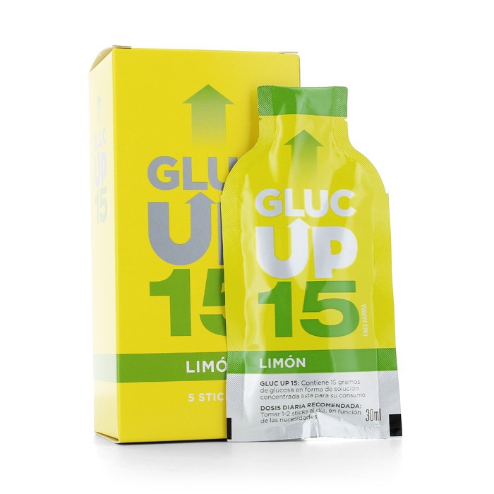 Imagen de GLUC UP LIMON 15 GR X 5 STICKS DE 30 ML