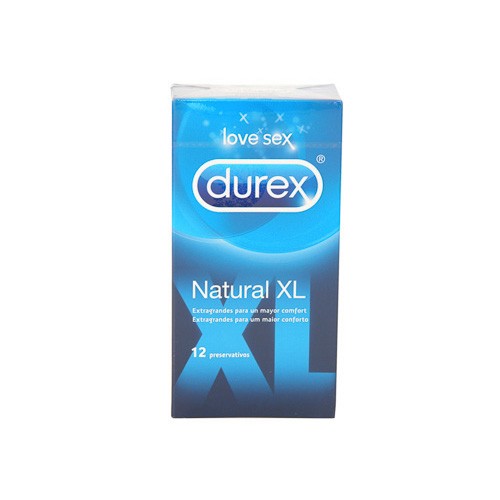 Imagen de Durex preserva. natural XL easy on 12u.