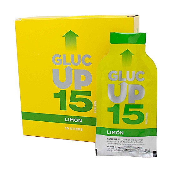 Imagen de GLUC UP LIMON 15 GR X 20 STICKS DE 30 ML