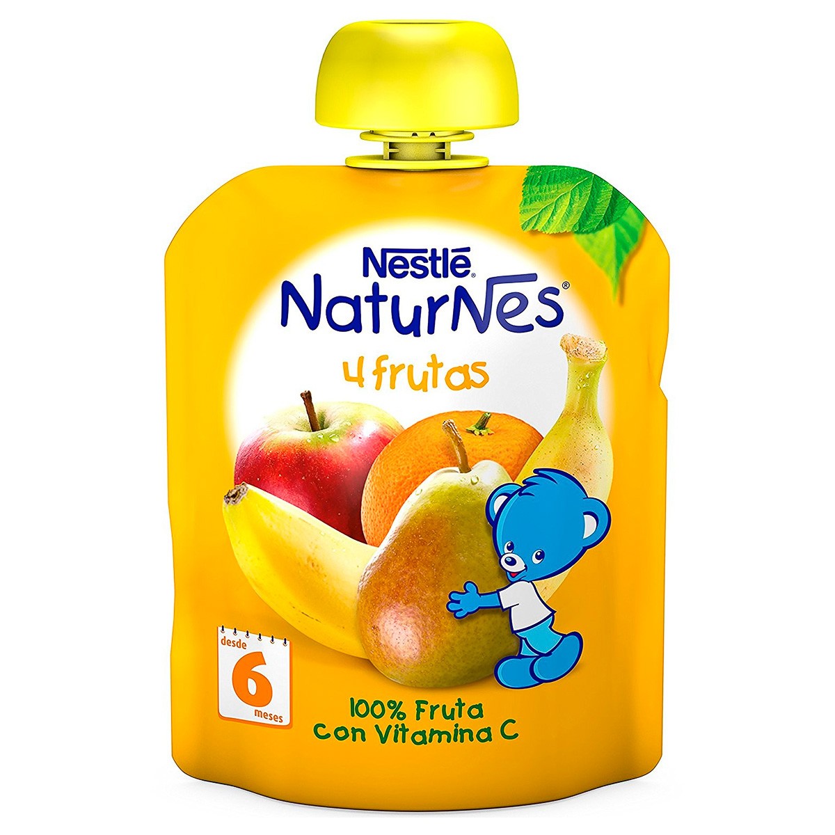 Imagen de Nestlé Natunes bolsita 4 frutas 90g