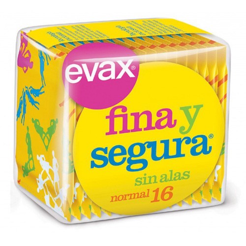 Imagen de Evax compresas fina y segura alas normal 12 und