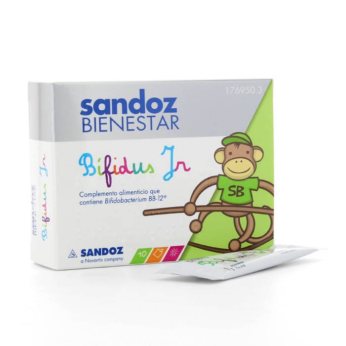 Imagen de Sandoz Bienestar Bifidus JR 10 sobres