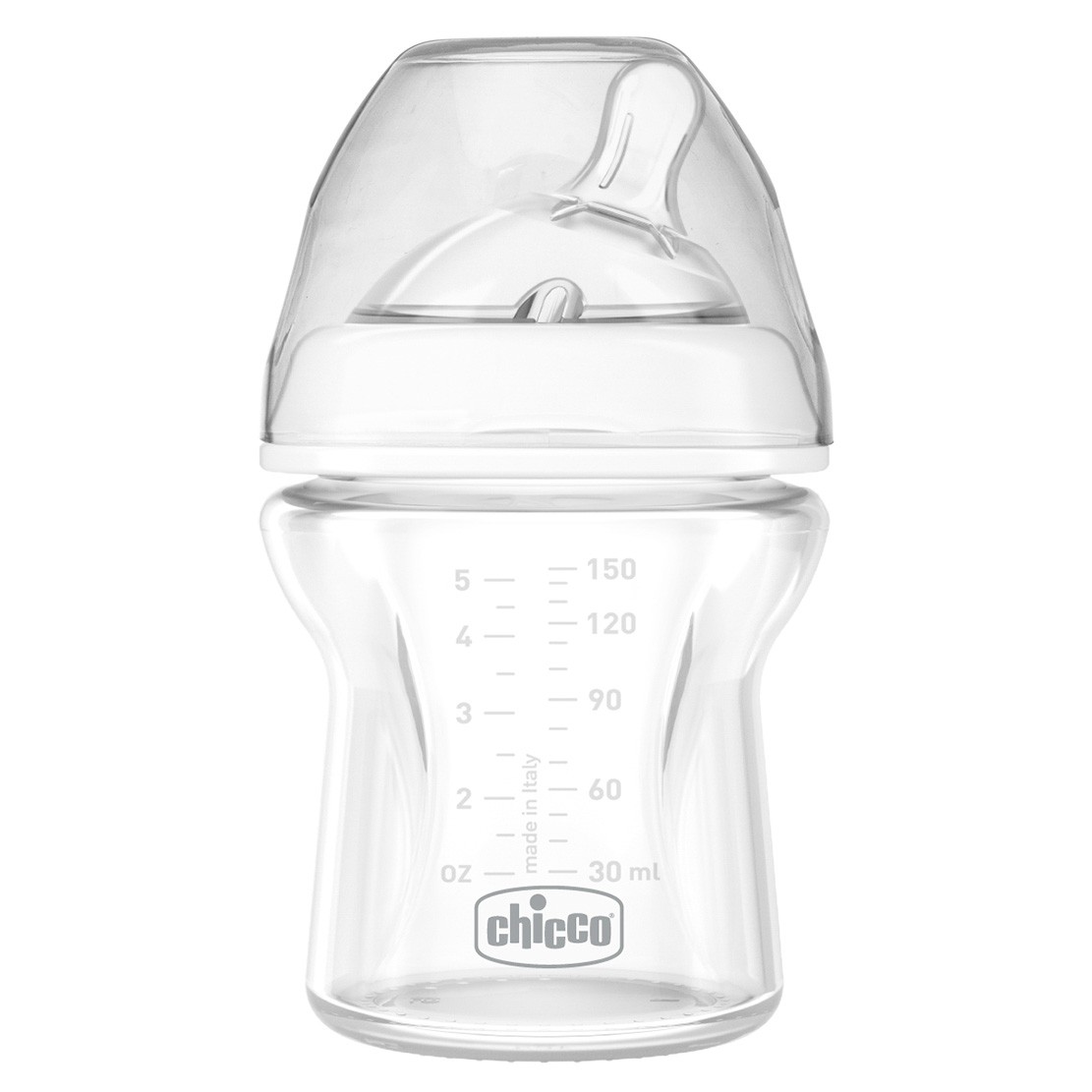 Imagen de Chicco Natural Feeling biberón cristal +0m 150ml