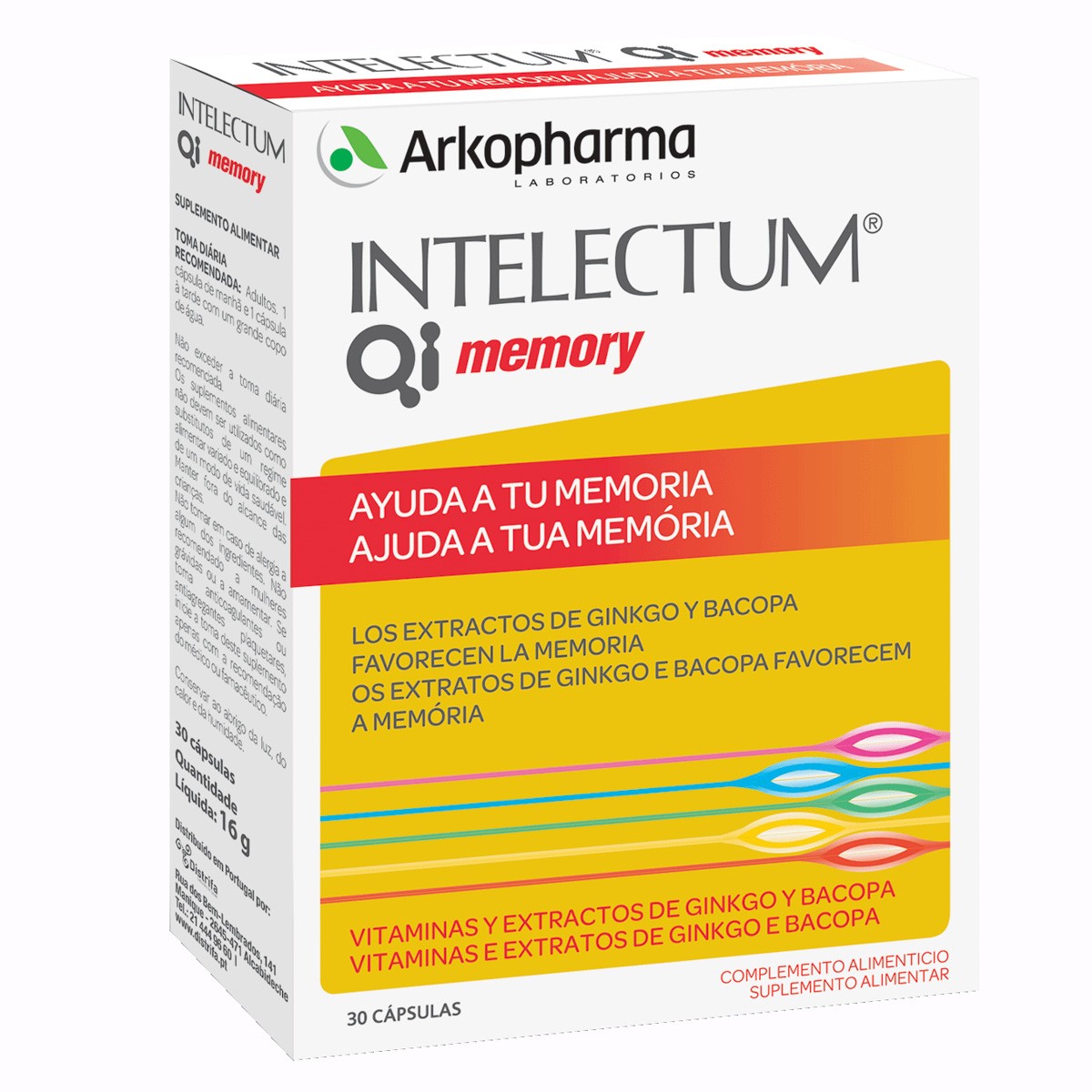 Imagen de Arkopharma Intelectum Memory complemento 30 cápsulas