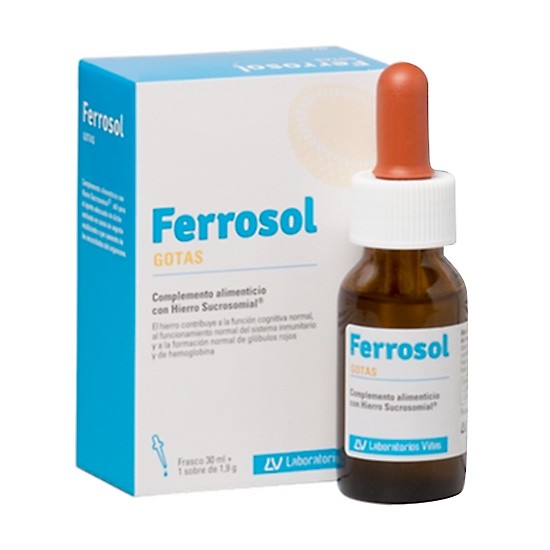 Imagen de FERROSOL GOTAS 30 ML + SOBRE 1,9 GR