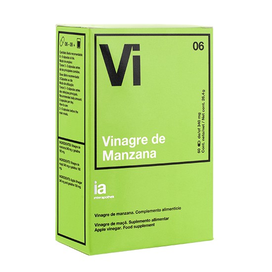 Imagen de Interapothek vinagre de manzana 340mg 60 cápsulas