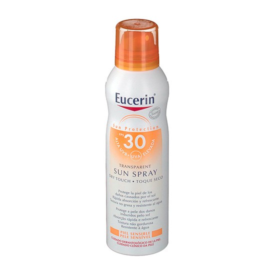 Imagen de Eucerin Solar corporal dry spray transparente 30 200ml