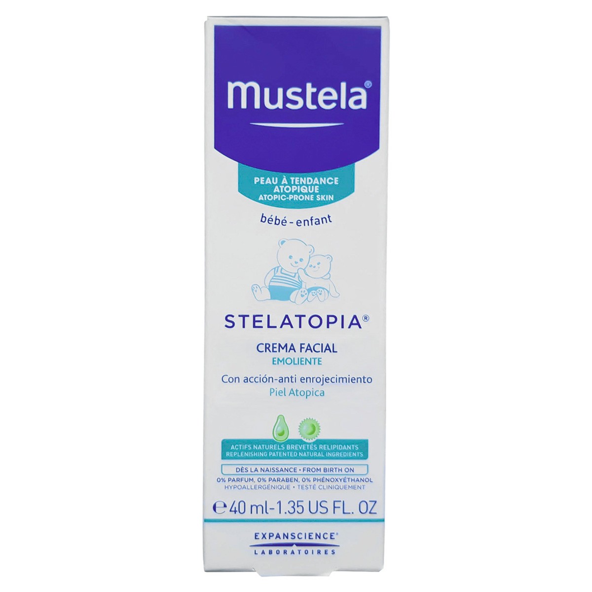 Imagen de Mustela stelatopia crema facial 40ml