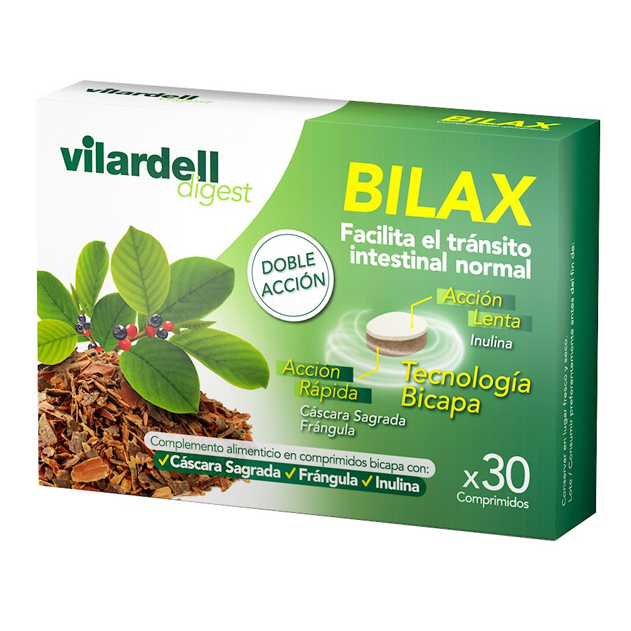 Imagen de Vilardell digest bilax 30 comprimidos