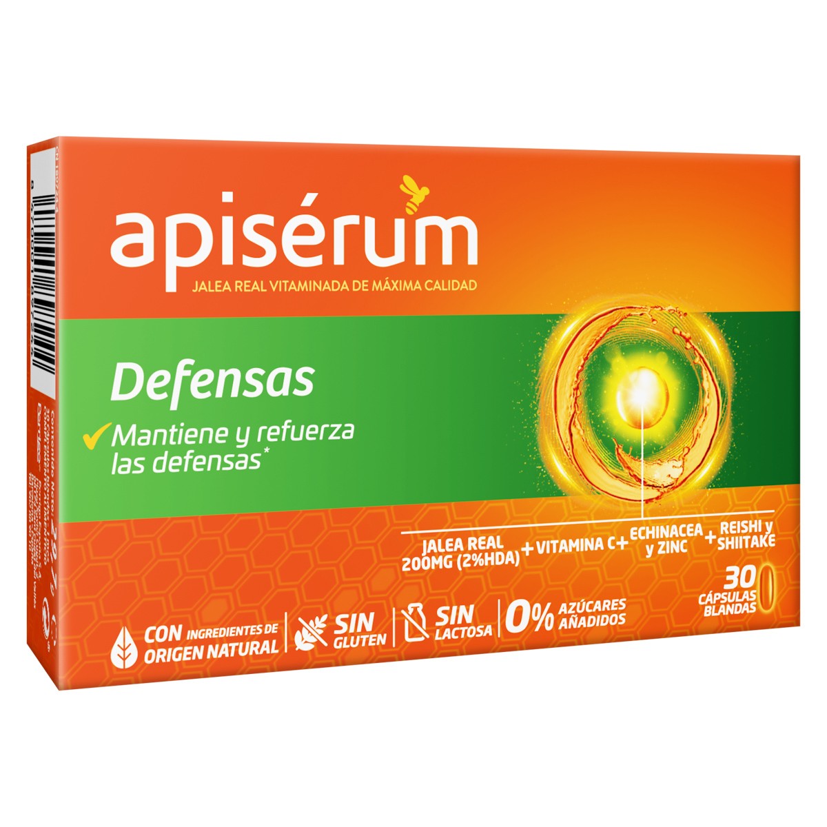 Imagen de Apiserum defensas 30 cápsulas