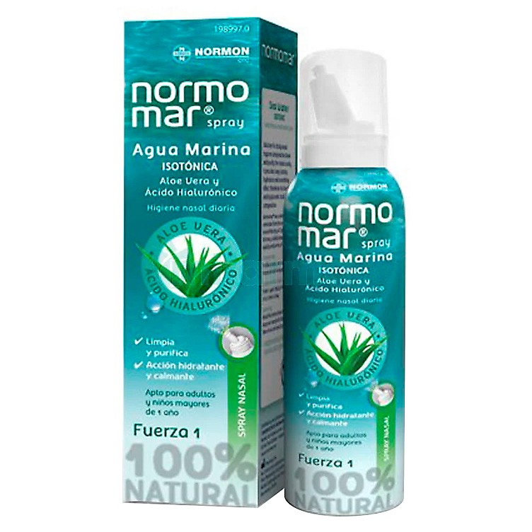 Imagen de Normomar spray aloe y ácido hialurónico 120ml