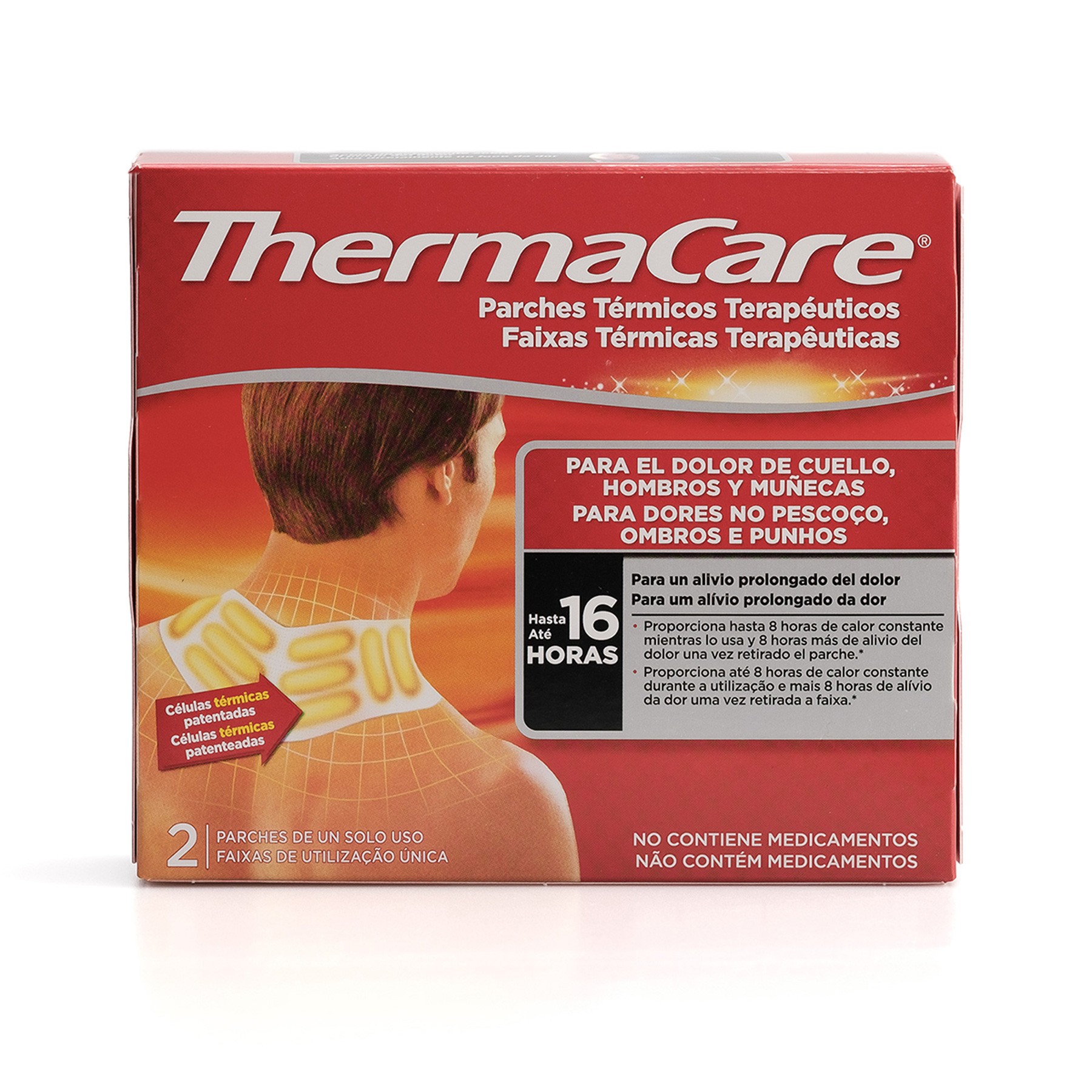 Imagen de Thermacare cuello/hombro 2 parches térmicos