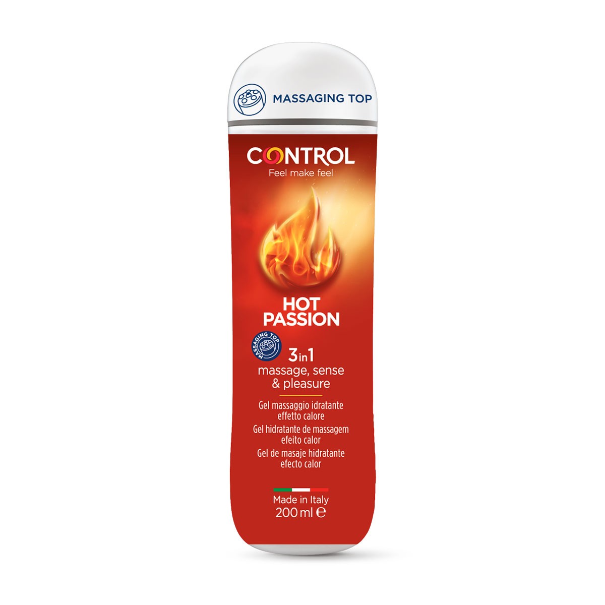 Imagen de Control gel masaje hot passion 200ml