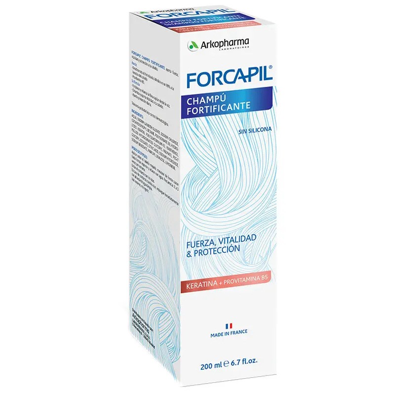 Imagen de Forcapil champú fortificante con keratina 200ml