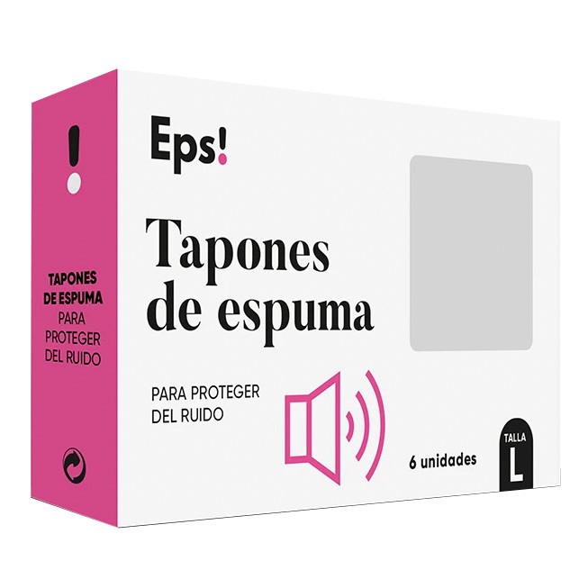 Imagen de Eps! tapones de espuma talla L 6u