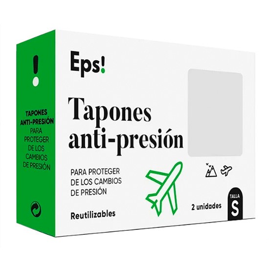 Imagen de Eps! tapones antipresión para el oído talla S 2u