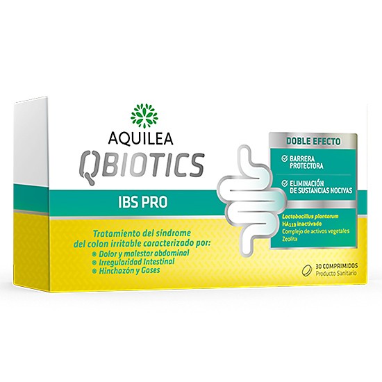 Imagen de Aquilea Qbiotics IBS para colon irritable 30 comprimidos