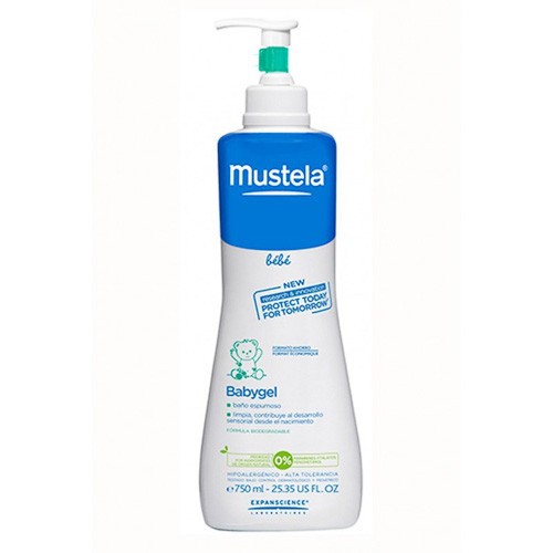 Imagen de Mustela Baby gel hipoalergica 750ml