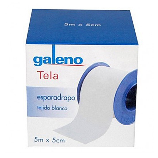 Imagen de Galeno esparadrapo de tela blanco 5mx5cm 1u