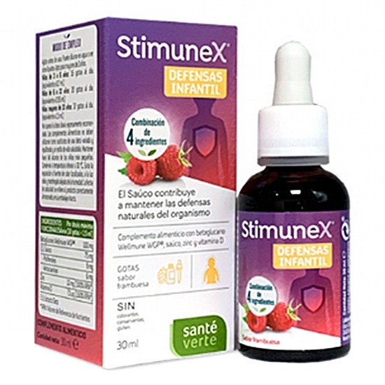 Imagen de Santé Verte Stimunex Defensas Junior para el sistema inmunológico de los niños 150ml