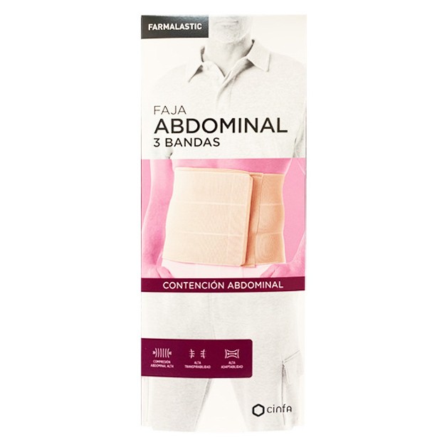 Imagen de Cinfa faja abdominal 3 bandas talla grande