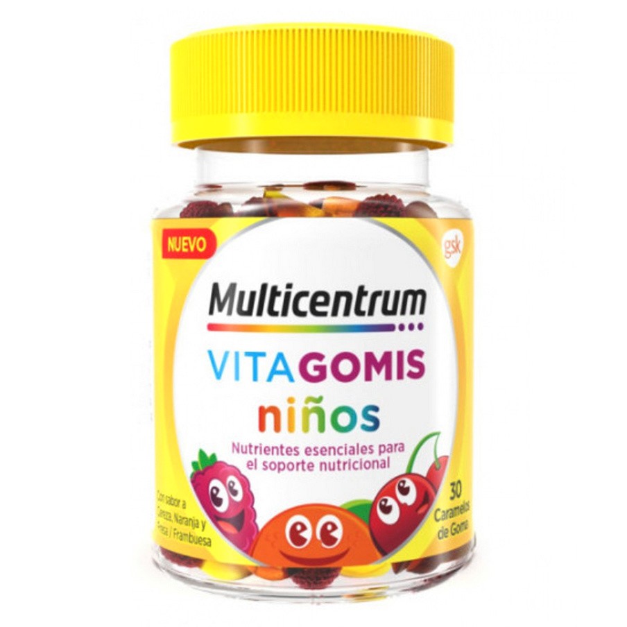 Imagen de Multicentrum vitagomis niños 30 caramelos