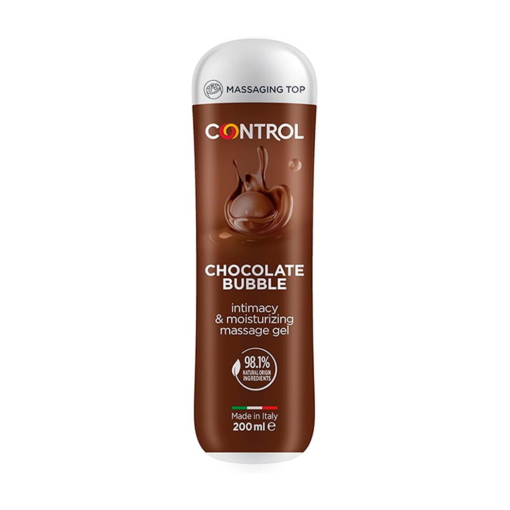 Imagen de Control gel masaje Bubble Choco 200ml