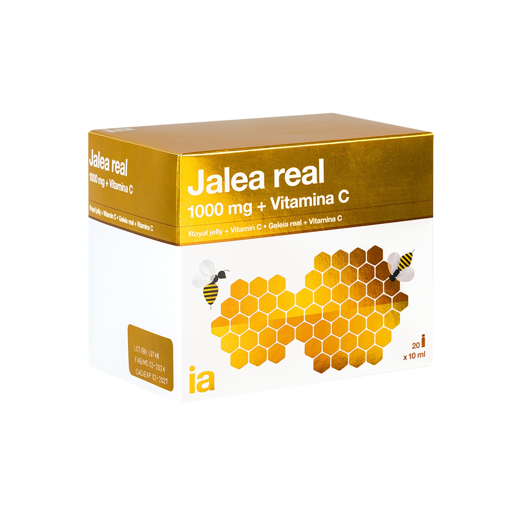 Imagen de Interapothek Jalea Real 20 viales 10ml