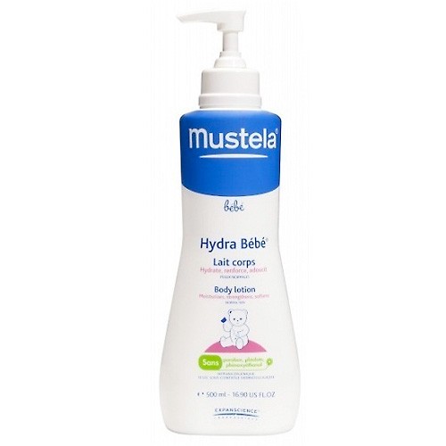 Imagen de Mustela Hydra bebé leche corporal dosificador 500ml