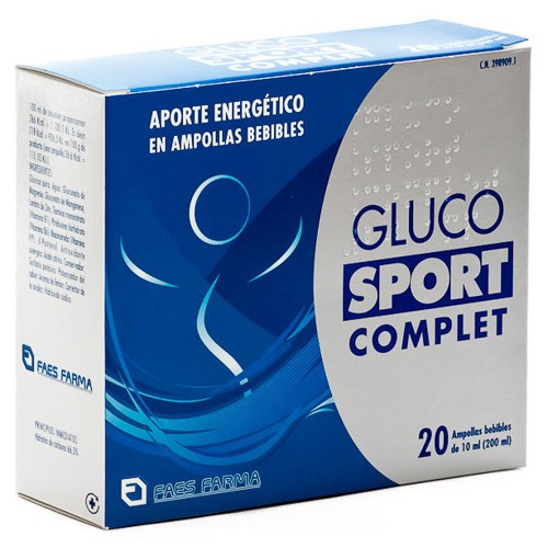 Imagen de GLUCOSPORT COMPLET 20 AMPOLLAS BEBIBLES