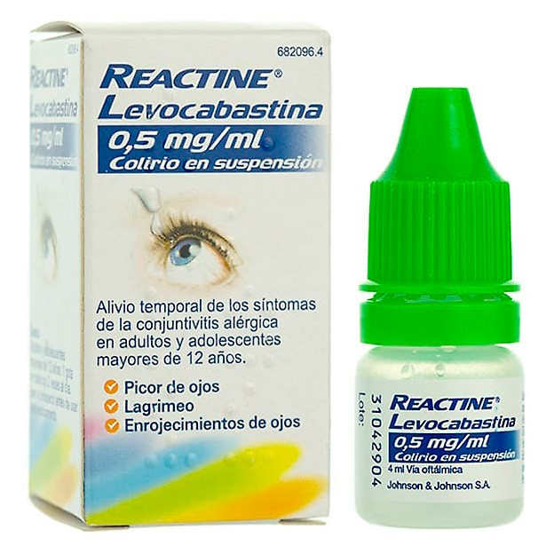 Imagen de Reactine levocabastina colirio