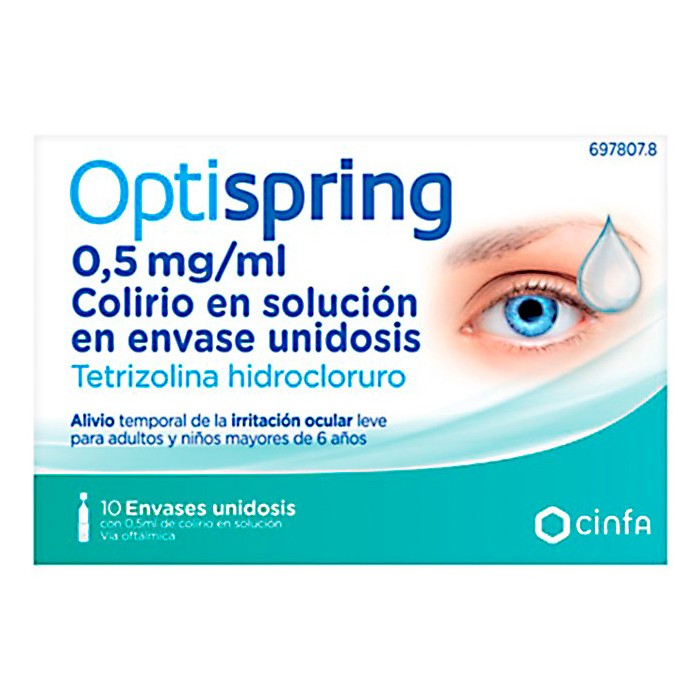 Imagen de Optispring 0,5% colirio 10 ml monodosis