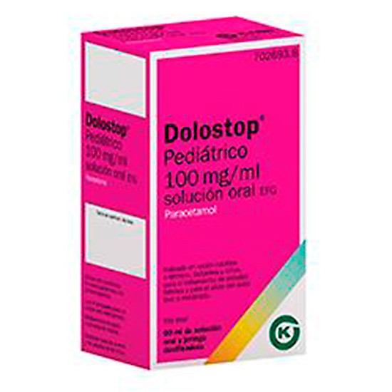 Imagen de Dolostop pediatrico 100 mg/ml 60 ml