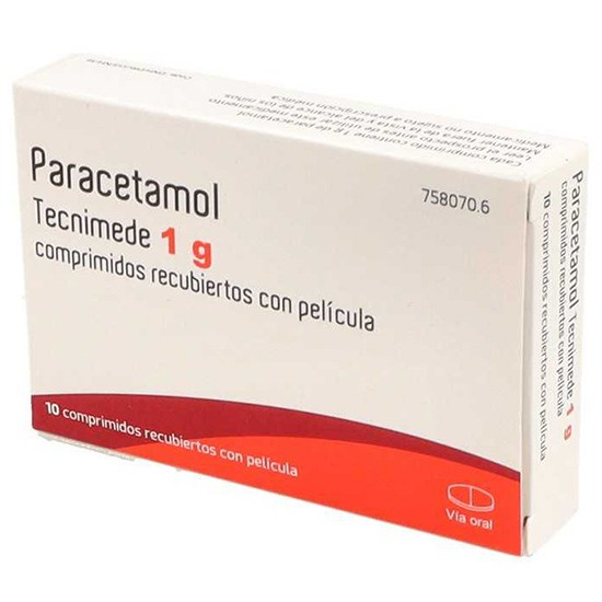 Imagen de Paracetamol tecnimede 1g 10 compr
