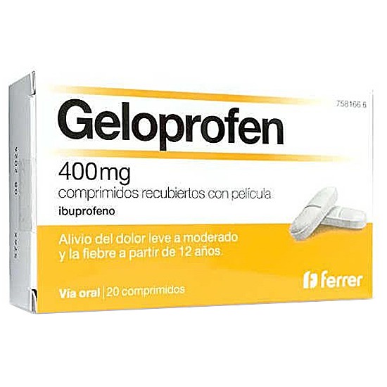 Imagen de Geloprofen 400mg 20 comprimidos